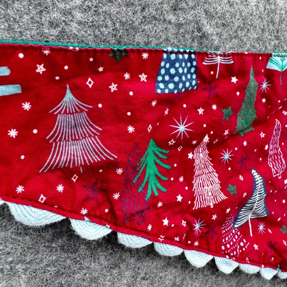 Matilda Jane Christmas Tree Bandana Scarf Dog‎ Cat Pet XS S Red Green